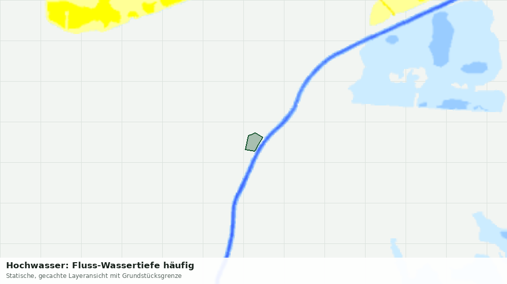 Statische Kartenansicht: Hochwasser: Fluss-Wassertiefe häufig