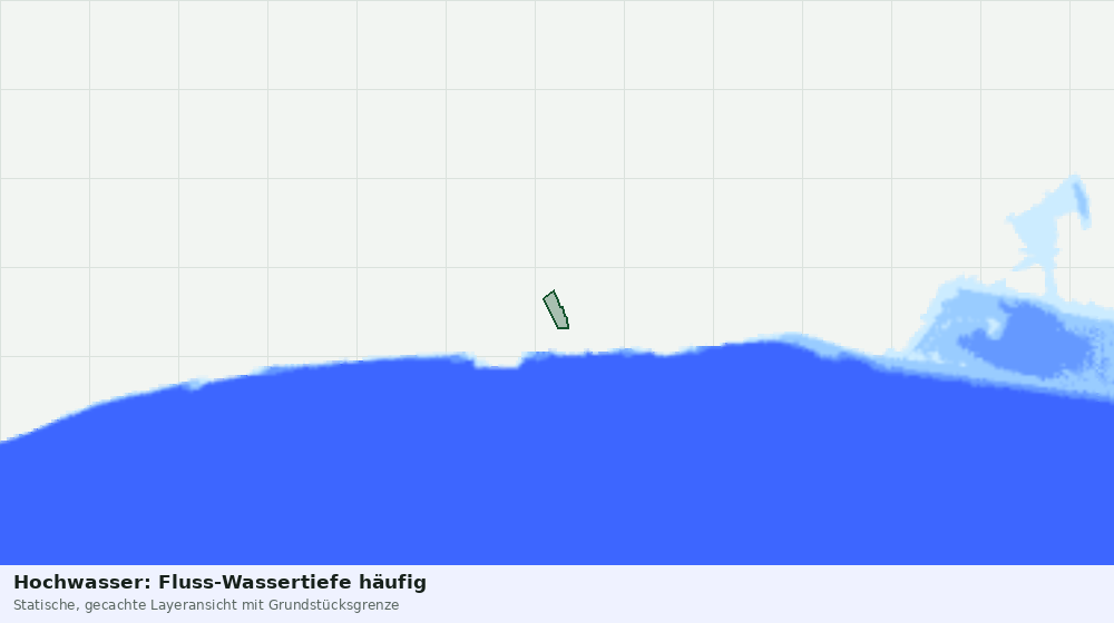 Statische Kartenansicht: Hochwasser: Fluss-Wassertiefe häufig