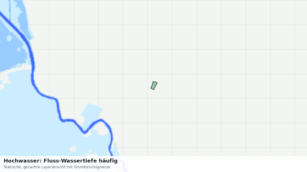 Statische Kartenansicht: Hochwasser: Fluss-Wassertiefe häufig