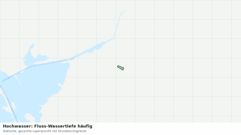 Statische Kartenansicht: Hochwasser: Fluss-Wassertiefe häufig