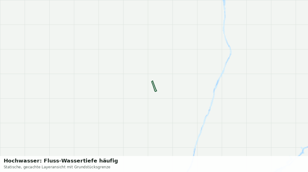 Statische Kartenansicht: Hochwasser: Fluss-Wassertiefe häufig