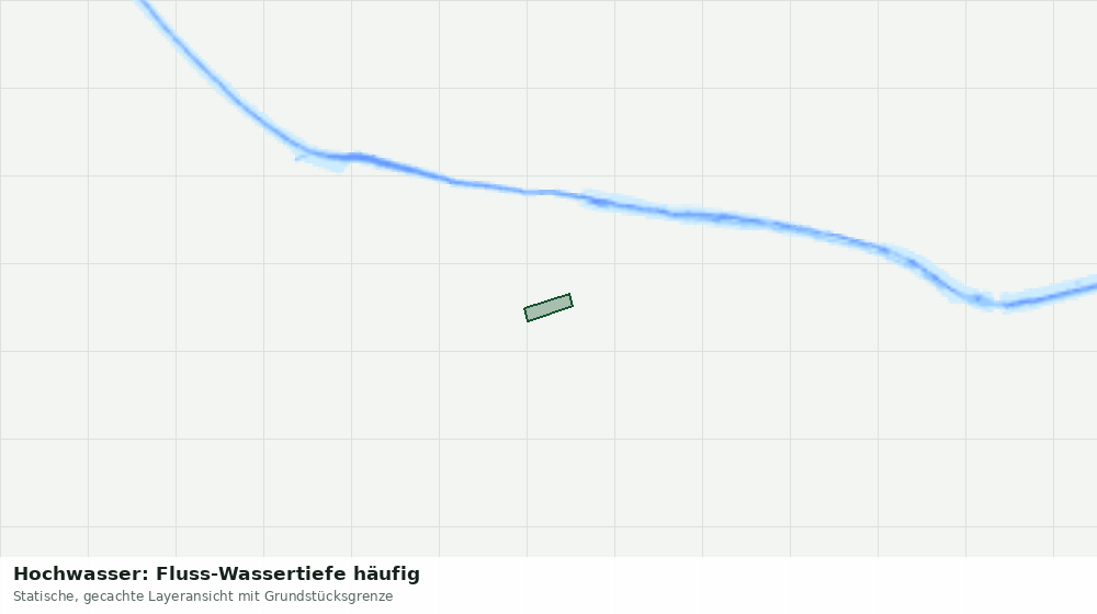 Statische Kartenansicht: Hochwasser: Fluss-Wassertiefe häufig