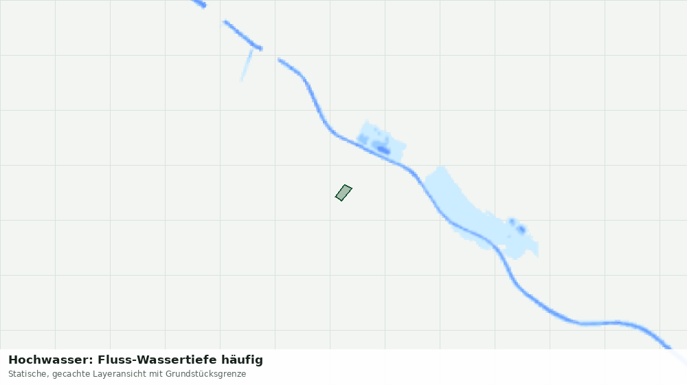 Statische Kartenansicht: Hochwasser: Fluss-Wassertiefe häufig