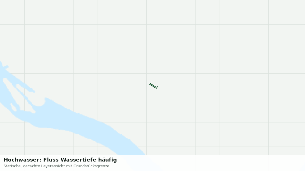 Statische Kartenansicht: Hochwasser: Fluss-Wassertiefe häufig