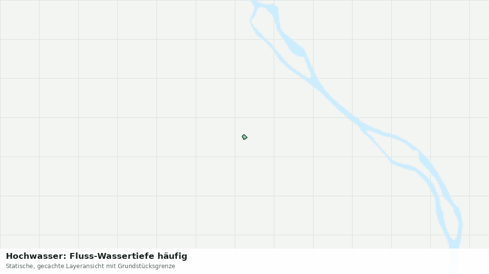 Statische Kartenansicht: Hochwasser: Fluss-Wassertiefe häufig
