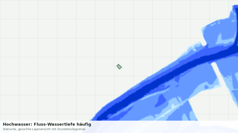 Statische Kartenansicht: Hochwasser: Fluss-Wassertiefe häufig
