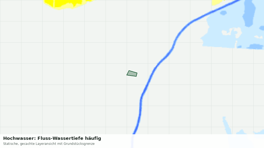 Statische Kartenansicht: Hochwasser: Fluss-Wassertiefe häufig