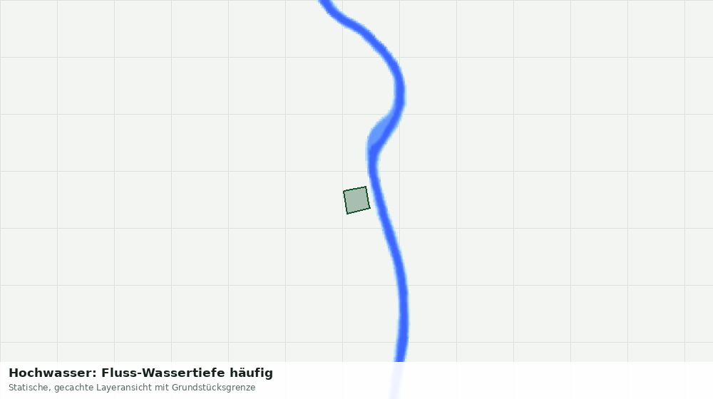 Statische Kartenansicht: Hochwasser: Fluss-Wassertiefe häufig