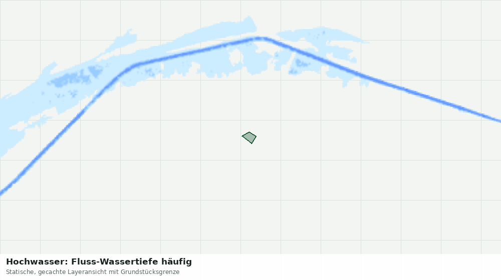 Statische Kartenansicht: Hochwasser: Fluss-Wassertiefe häufig