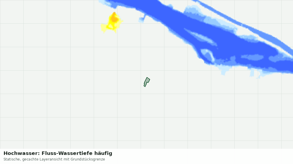Statische Kartenansicht: Hochwasser: Fluss-Wassertiefe häufig