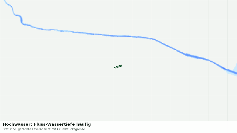 Statische Kartenansicht: Hochwasser: Fluss-Wassertiefe häufig
