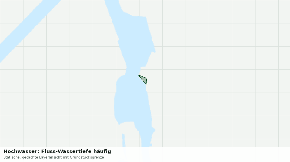 Statische Kartenansicht: Hochwasser: Fluss-Wassertiefe häufig