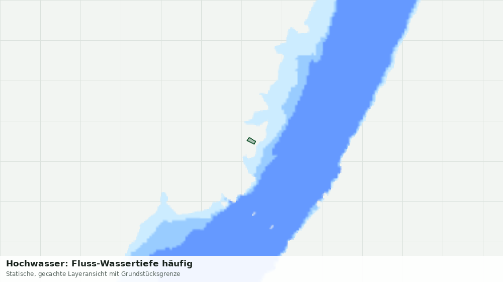 Statische Kartenansicht: Hochwasser: Fluss-Wassertiefe häufig