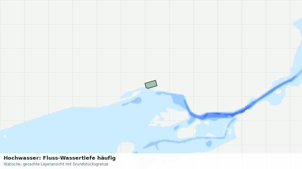 Statische Kartenansicht: Hochwasser: Fluss-Wassertiefe häufig
