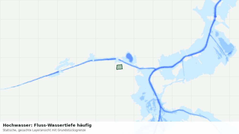 Statische Kartenansicht: Hochwasser: Fluss-Wassertiefe häufig