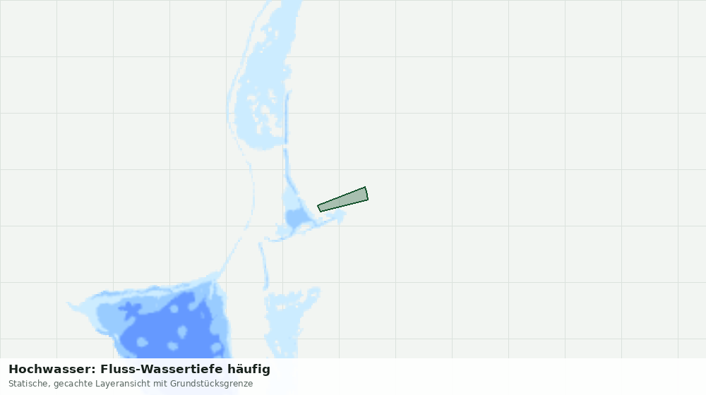 Statische Kartenansicht: Hochwasser: Fluss-Wassertiefe häufig