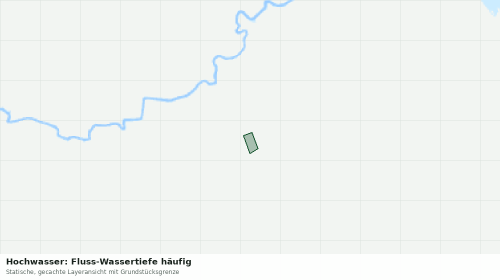 Statische Kartenansicht: Hochwasser: Fluss-Wassertiefe häufig