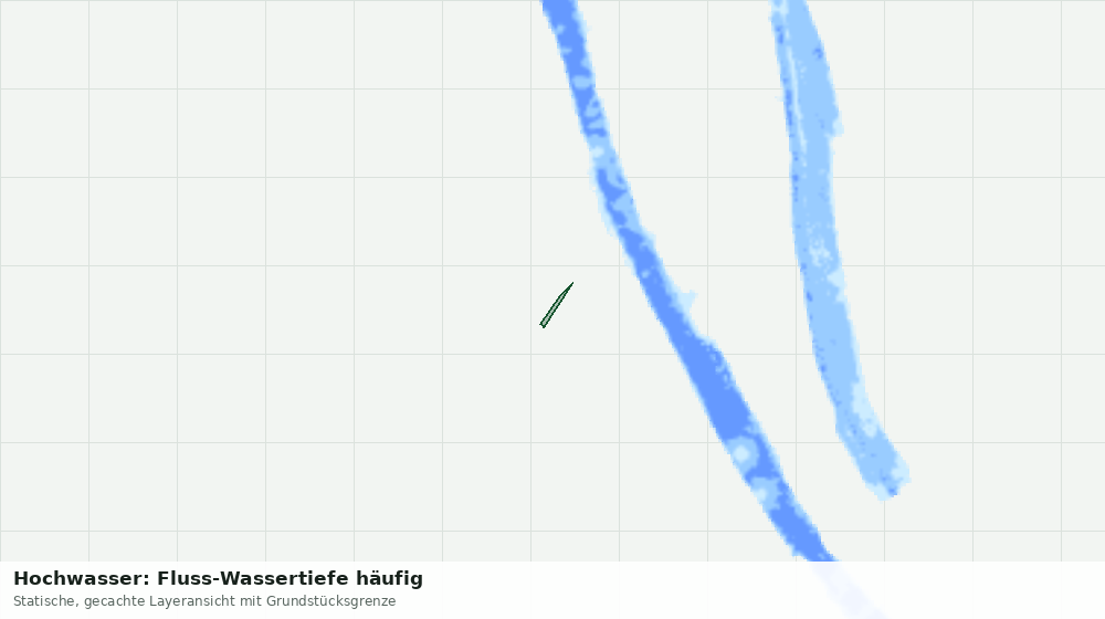 Statische Kartenansicht: Hochwasser: Fluss-Wassertiefe häufig
