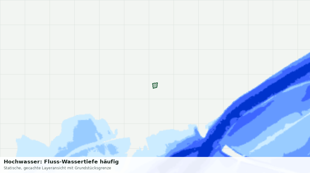Statische Kartenansicht: Hochwasser: Fluss-Wassertiefe häufig