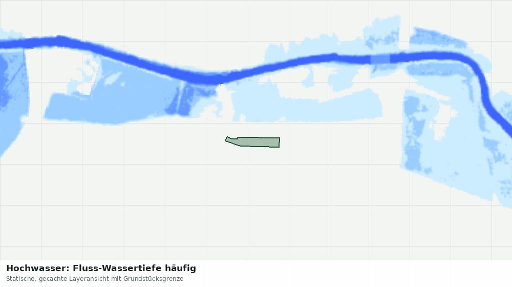 Statische Kartenansicht: Hochwasser: Fluss-Wassertiefe häufig
