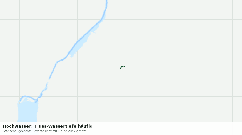 Statische Kartenansicht: Hochwasser: Fluss-Wassertiefe häufig