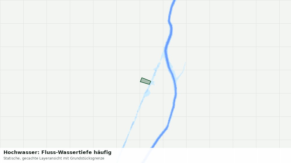 Statische Kartenansicht: Hochwasser: Fluss-Wassertiefe häufig