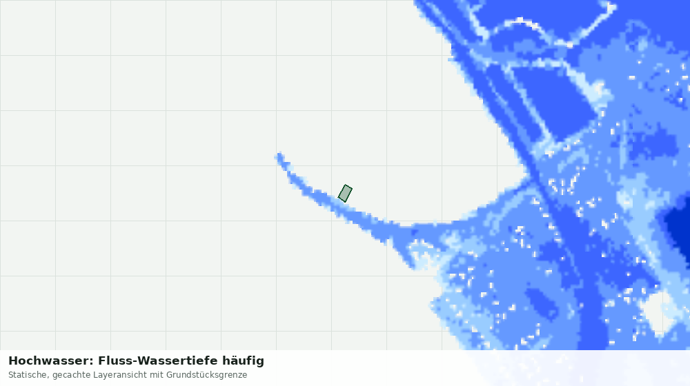 Statische Kartenansicht: Hochwasser: Fluss-Wassertiefe häufig