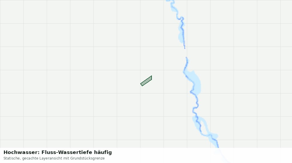 Statische Kartenansicht: Hochwasser: Fluss-Wassertiefe häufig