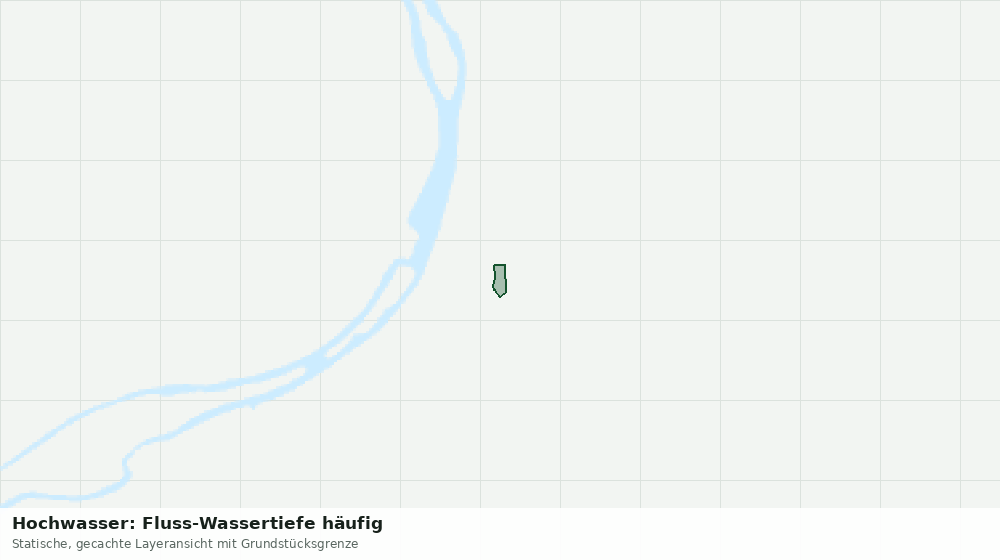 Statische Kartenansicht: Hochwasser: Fluss-Wassertiefe häufig