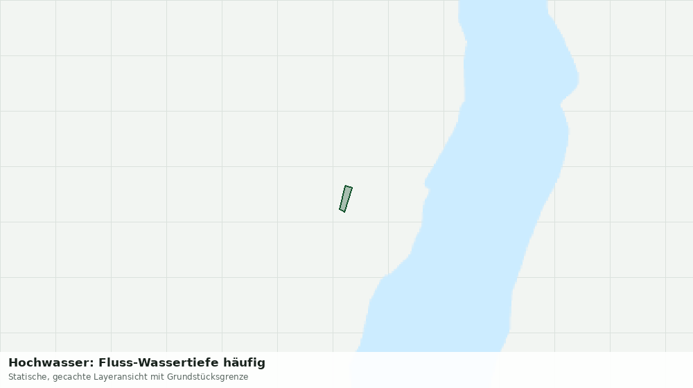 Statische Kartenansicht: Hochwasser: Fluss-Wassertiefe häufig