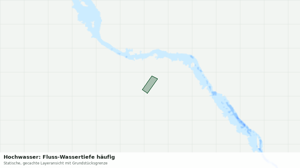 Statische Kartenansicht: Hochwasser: Fluss-Wassertiefe häufig