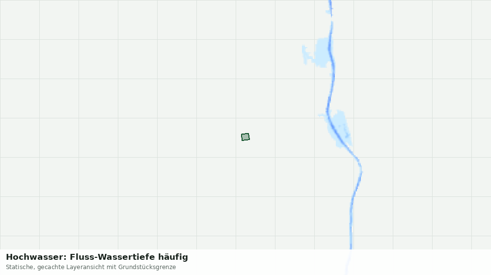 Statische Kartenansicht: Hochwasser: Fluss-Wassertiefe häufig