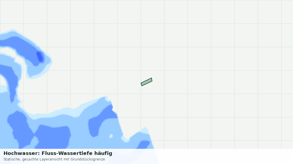 Statische Kartenansicht: Hochwasser: Fluss-Wassertiefe häufig