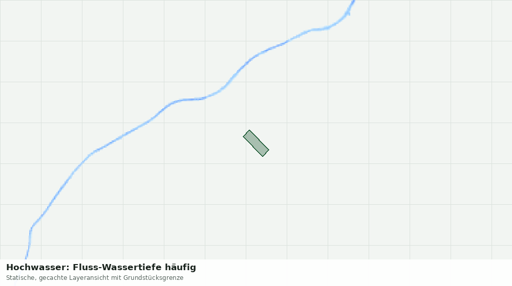 Statische Kartenansicht: Hochwasser: Fluss-Wassertiefe häufig