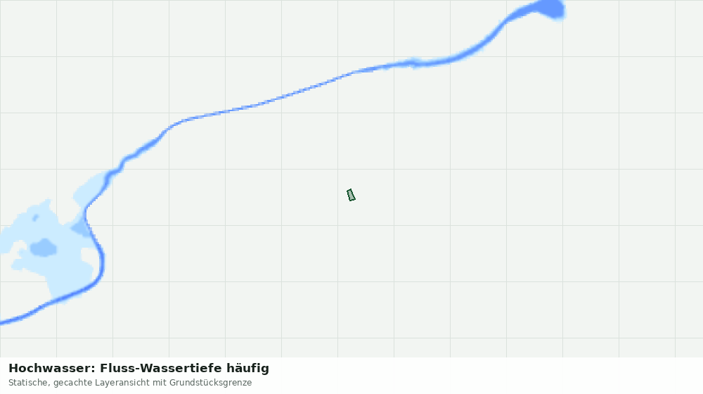 Statische Kartenansicht: Hochwasser: Fluss-Wassertiefe häufig