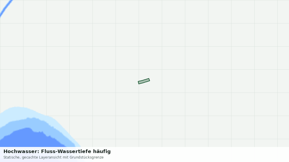 Statische Kartenansicht: Hochwasser: Fluss-Wassertiefe häufig