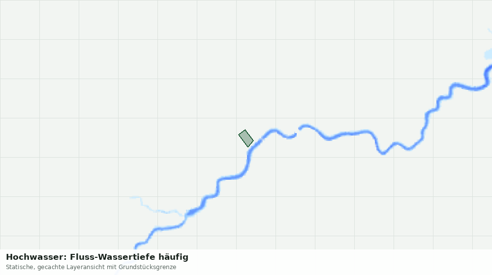 Statische Kartenansicht: Hochwasser: Fluss-Wassertiefe häufig