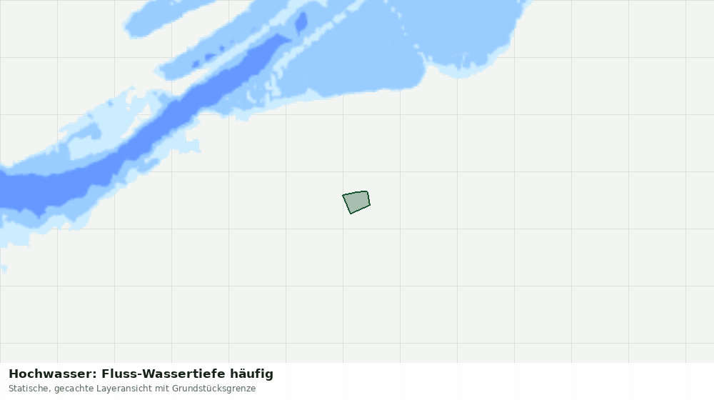 Statische Kartenansicht: Hochwasser: Fluss-Wassertiefe häufig