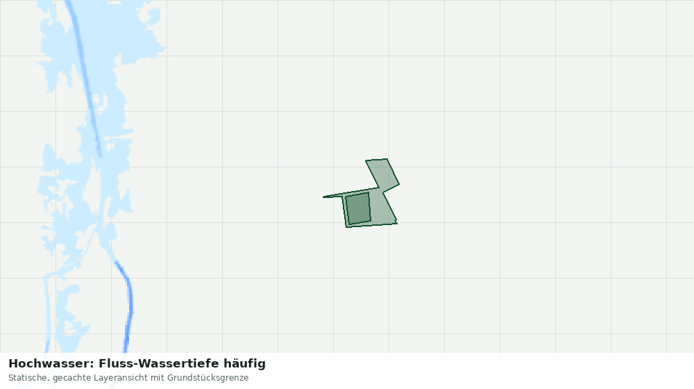 Statische Kartenansicht: Hochwasser: Fluss-Wassertiefe häufig