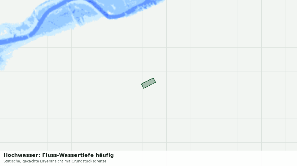 Statische Kartenansicht: Hochwasser: Fluss-Wassertiefe häufig