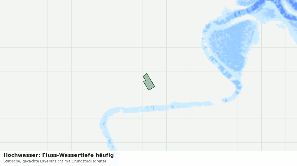 Statische Kartenansicht: Hochwasser: Fluss-Wassertiefe häufig