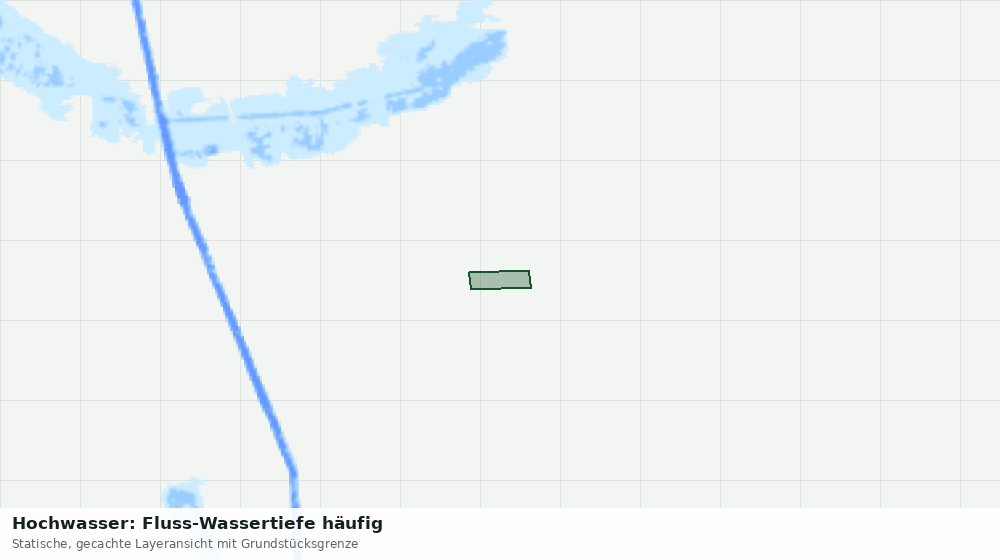 Statische Kartenansicht: Hochwasser: Fluss-Wassertiefe häufig