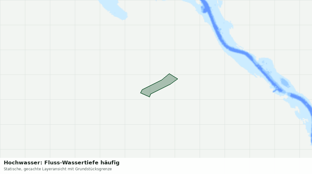 Statische Kartenansicht: Hochwasser: Fluss-Wassertiefe häufig