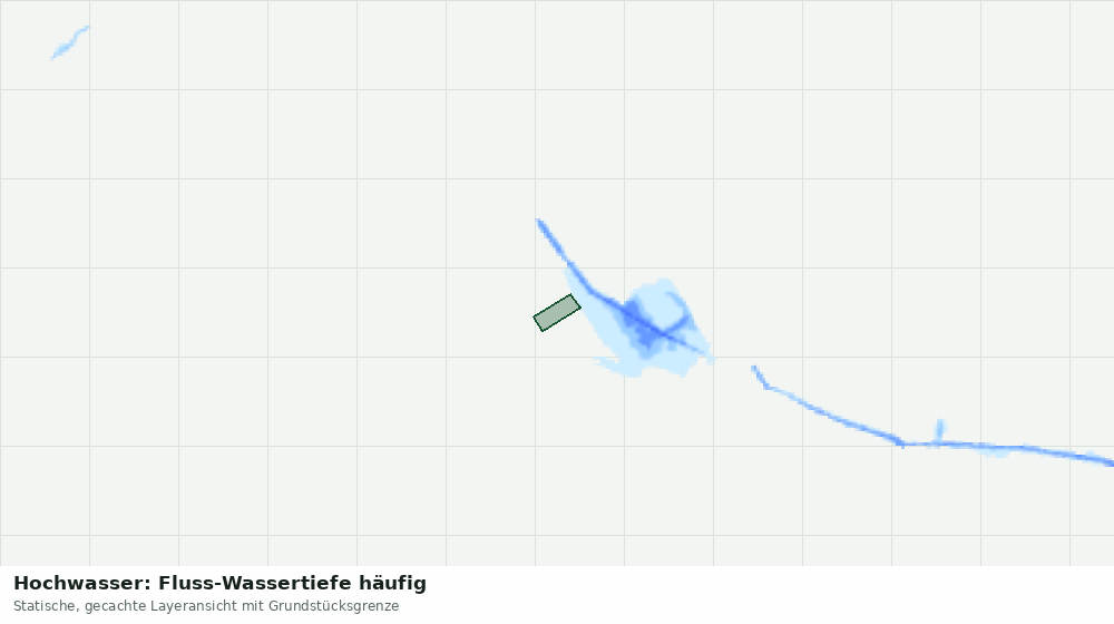 Statische Kartenansicht: Hochwasser: Fluss-Wassertiefe häufig
