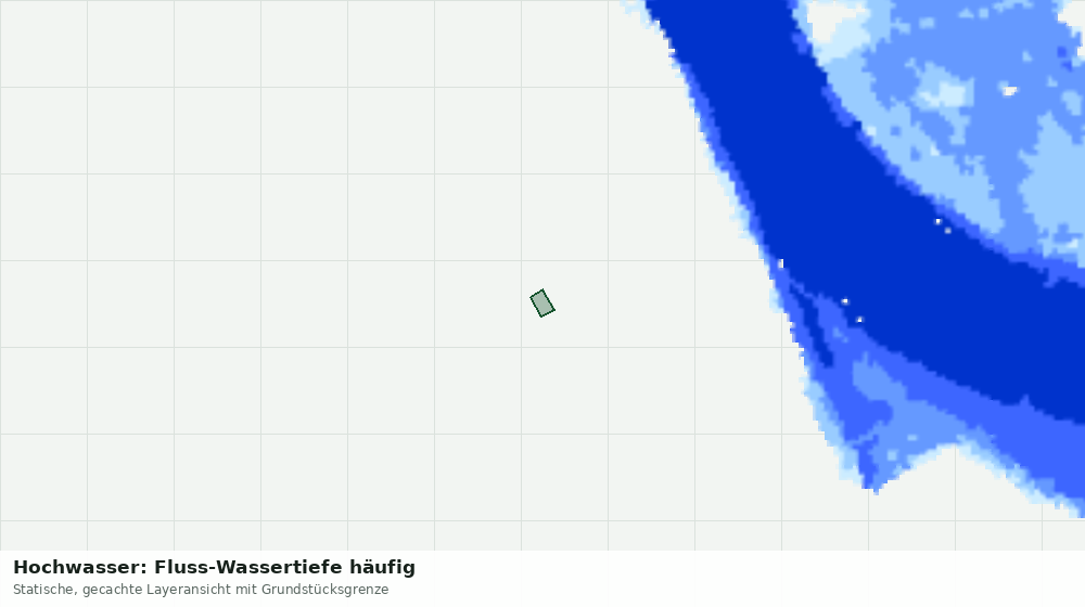 Statische Kartenansicht: Hochwasser: Fluss-Wassertiefe häufig