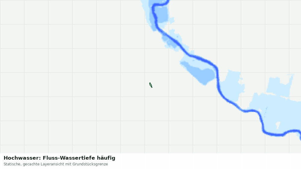 Statische Kartenansicht: Hochwasser: Fluss-Wassertiefe häufig