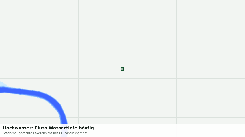 Statische Kartenansicht: Hochwasser: Fluss-Wassertiefe häufig