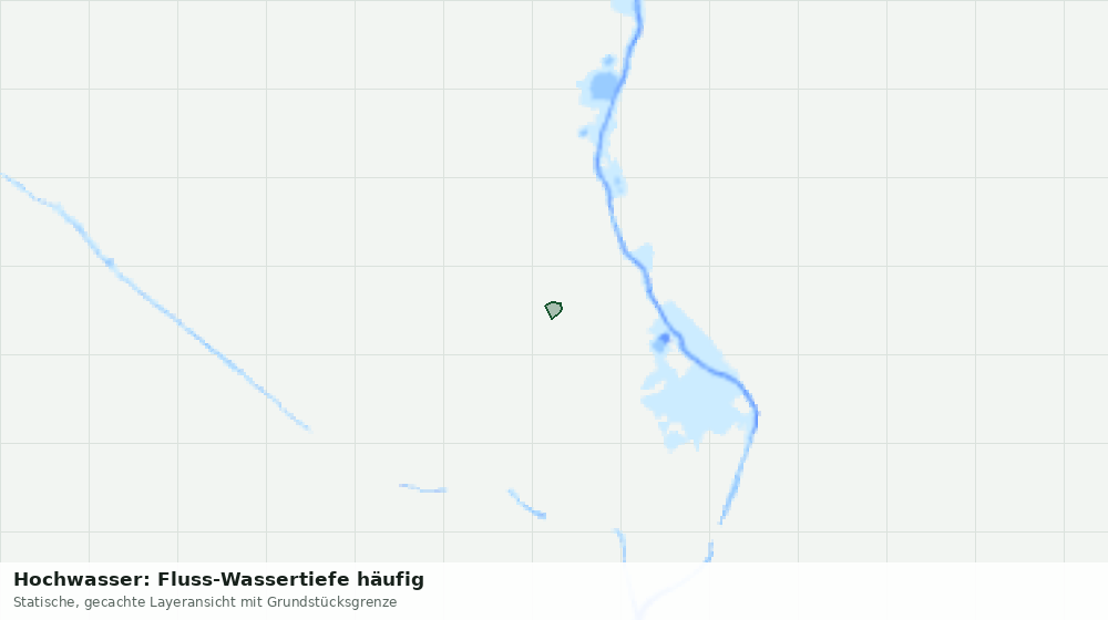 Statische Kartenansicht: Hochwasser: Fluss-Wassertiefe häufig