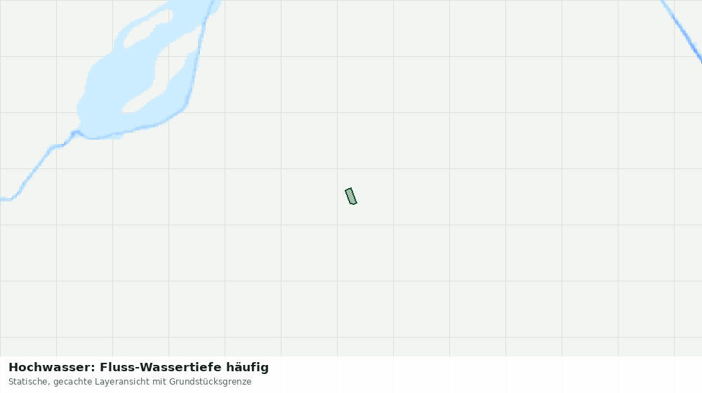 Statische Kartenansicht: Hochwasser: Fluss-Wassertiefe häufig