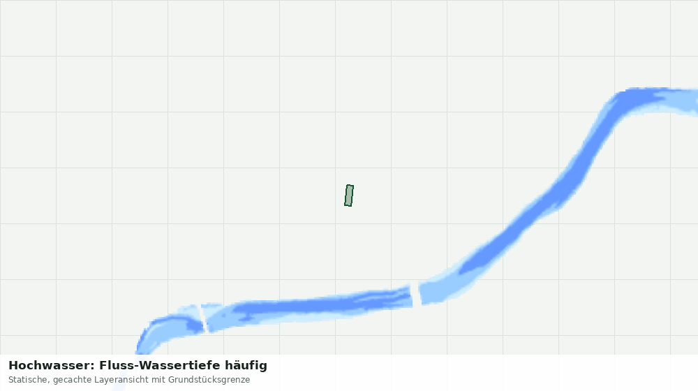 Statische Kartenansicht: Hochwasser: Fluss-Wassertiefe häufig
